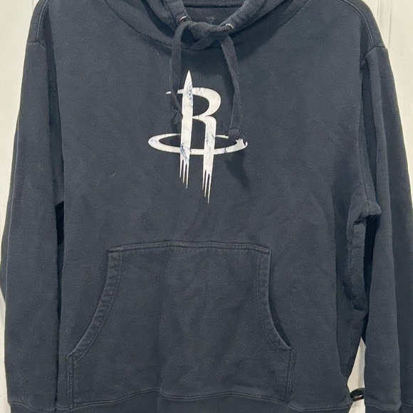 Houston Rockets Men’s Black Logo Hoodie, Size XL - Picture 2 of 5